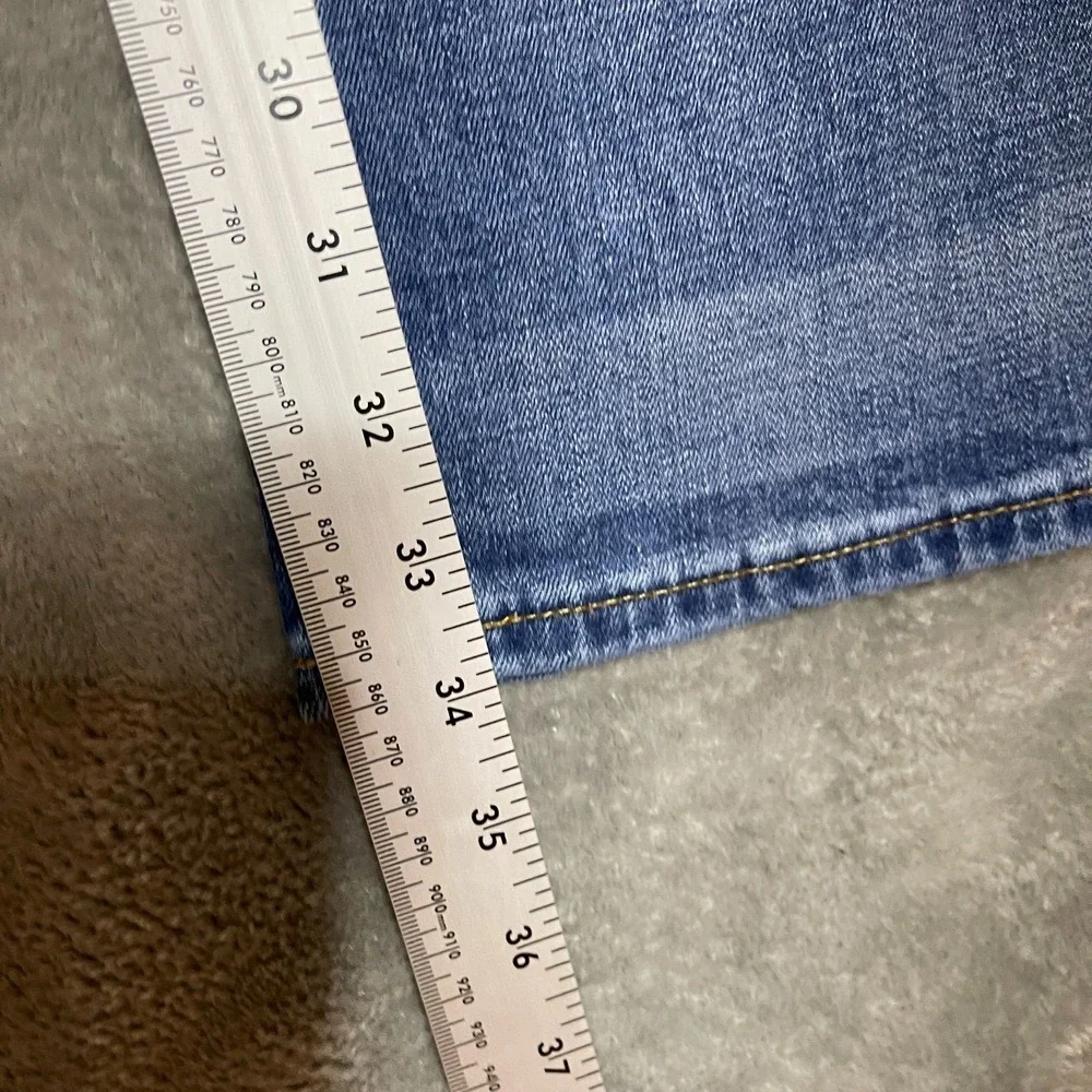 Banana Republic Men Slim Stretch Jean 36x34 Mid Rise Medium Wash Basic Everyday